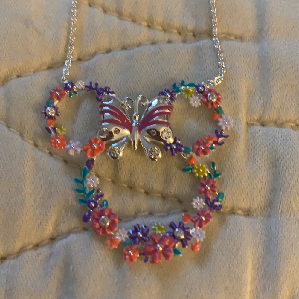 Rebecca Hook Minnie Flower necklace